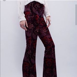 Free People Velvet Pants